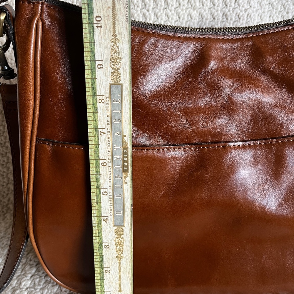 Patricia Nash Athani Leather Shoulder Crossbody Handbag Zip Top - Picture 7 of 10